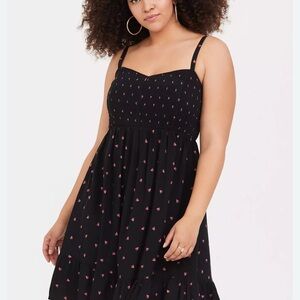 Torrid Black  Watermelon Dress